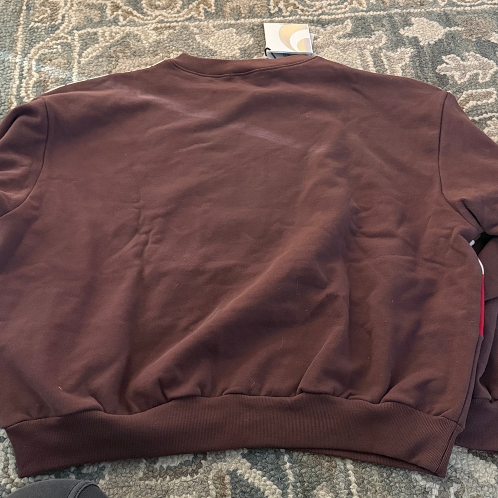 Daydreamer Men's Crewneck Sweater - Brown and Red - Picture 3 of 3